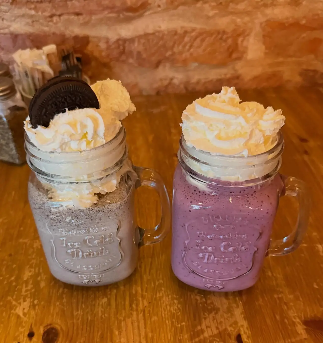 Thick milkshakes